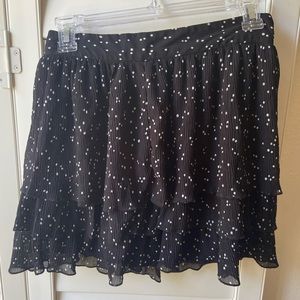 Black Zara Mini Skirt with Shorts